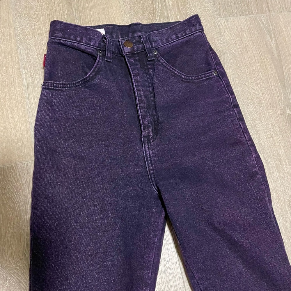 Vintage high waisted purple jeans xs